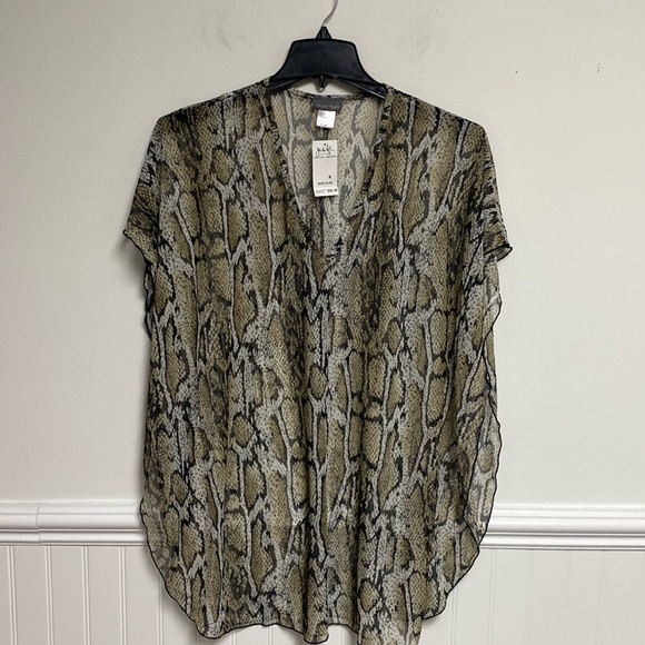 Jordan Taylor Swim Jordan Taylor Snake Olivetaupe Swim Cover Up